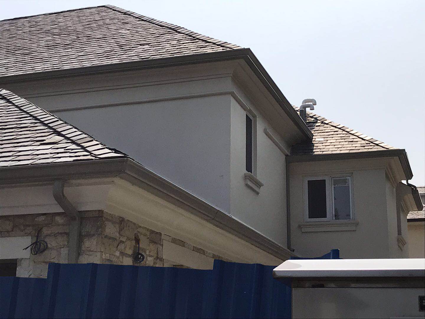 摩利科為無錫湖璽莊園別墅提供天溝落水安裝服